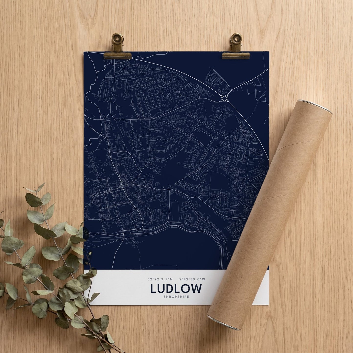 Ludlow — Map Print