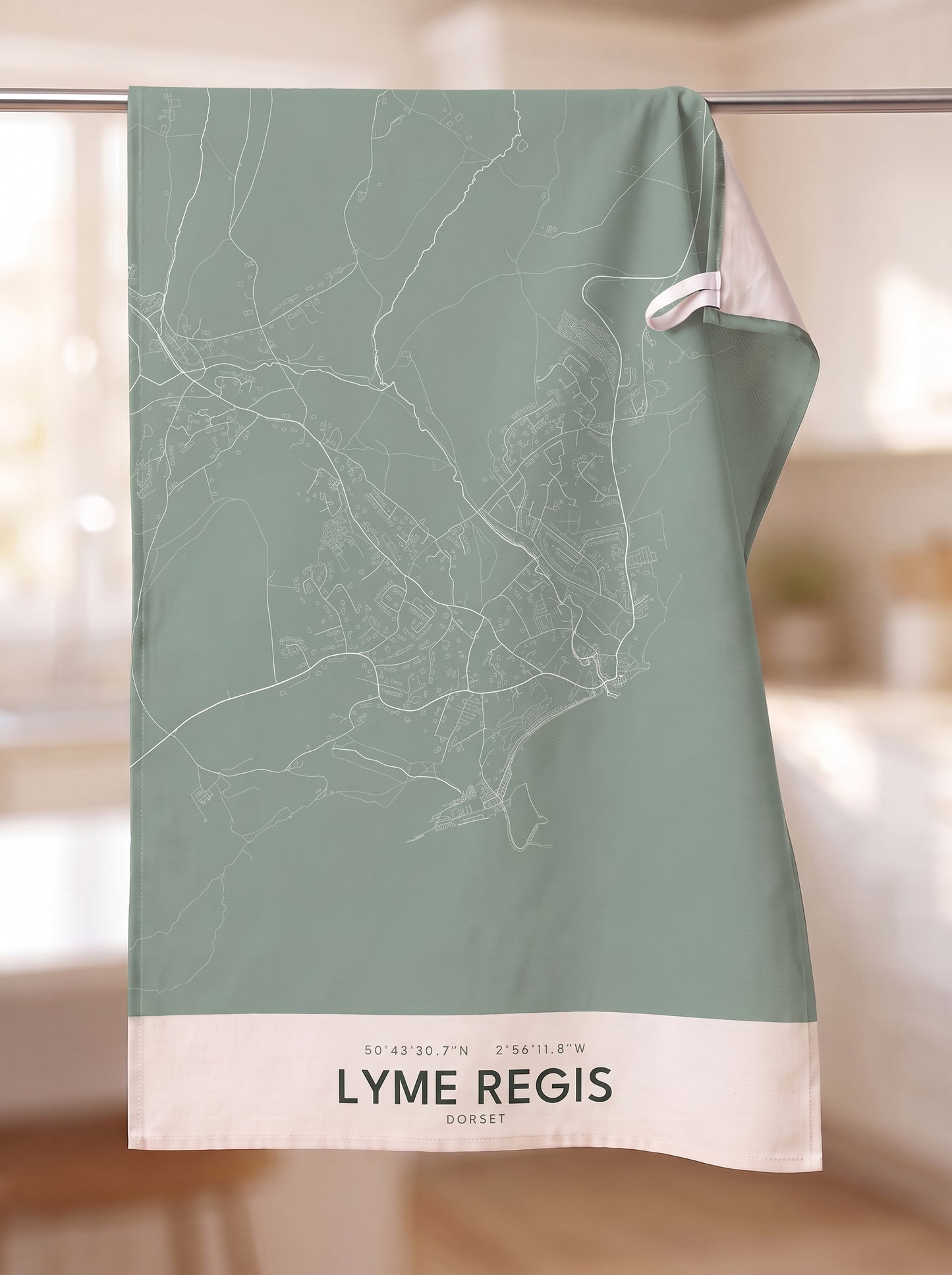 Lyme Regis — Map Tea Towel