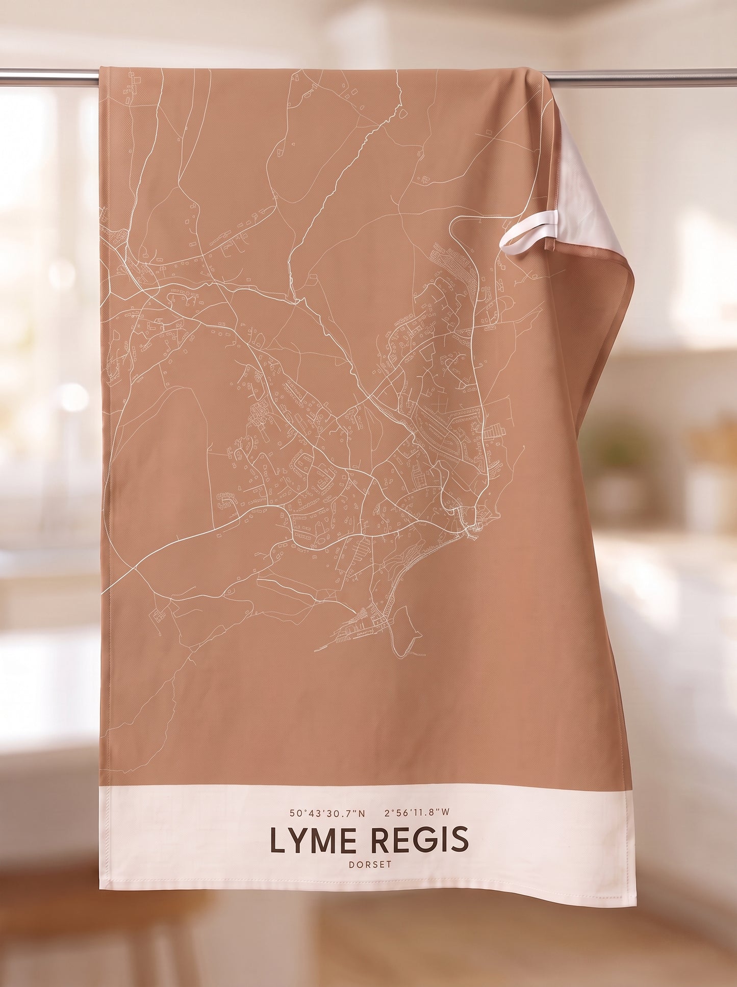 Lyme Regis — Map Tea Towel
