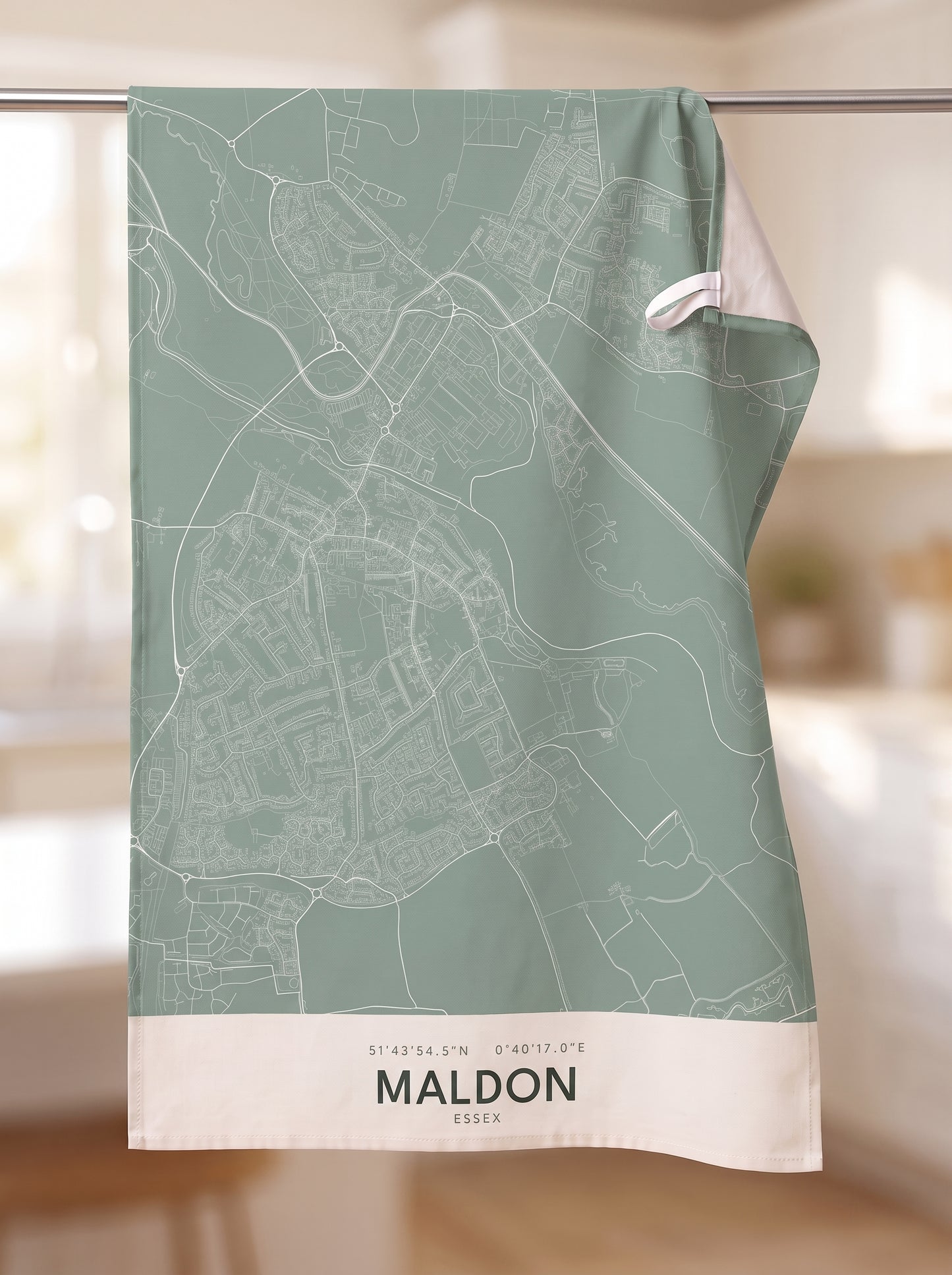 Maldon — Map Tea Towel
