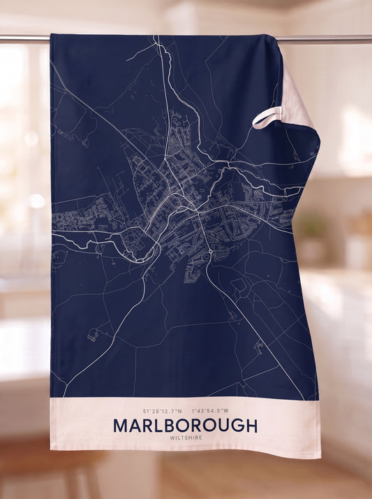 Marlborough — Map Tea Towel