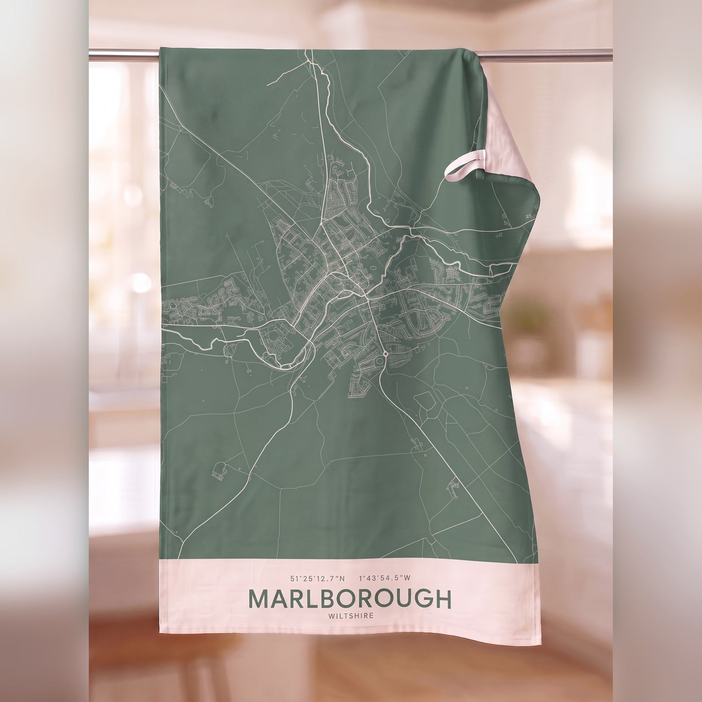 Marlborough — Map Tea Towel