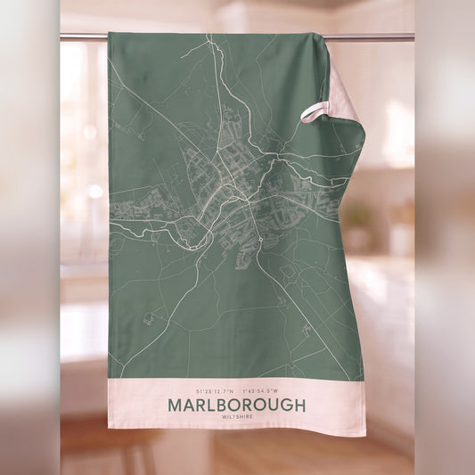 Marlborough — Map Tea Towel