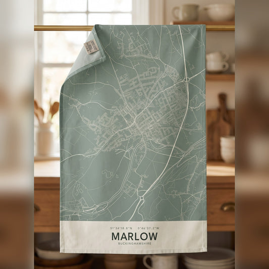 Marlow — Map Tea Towel