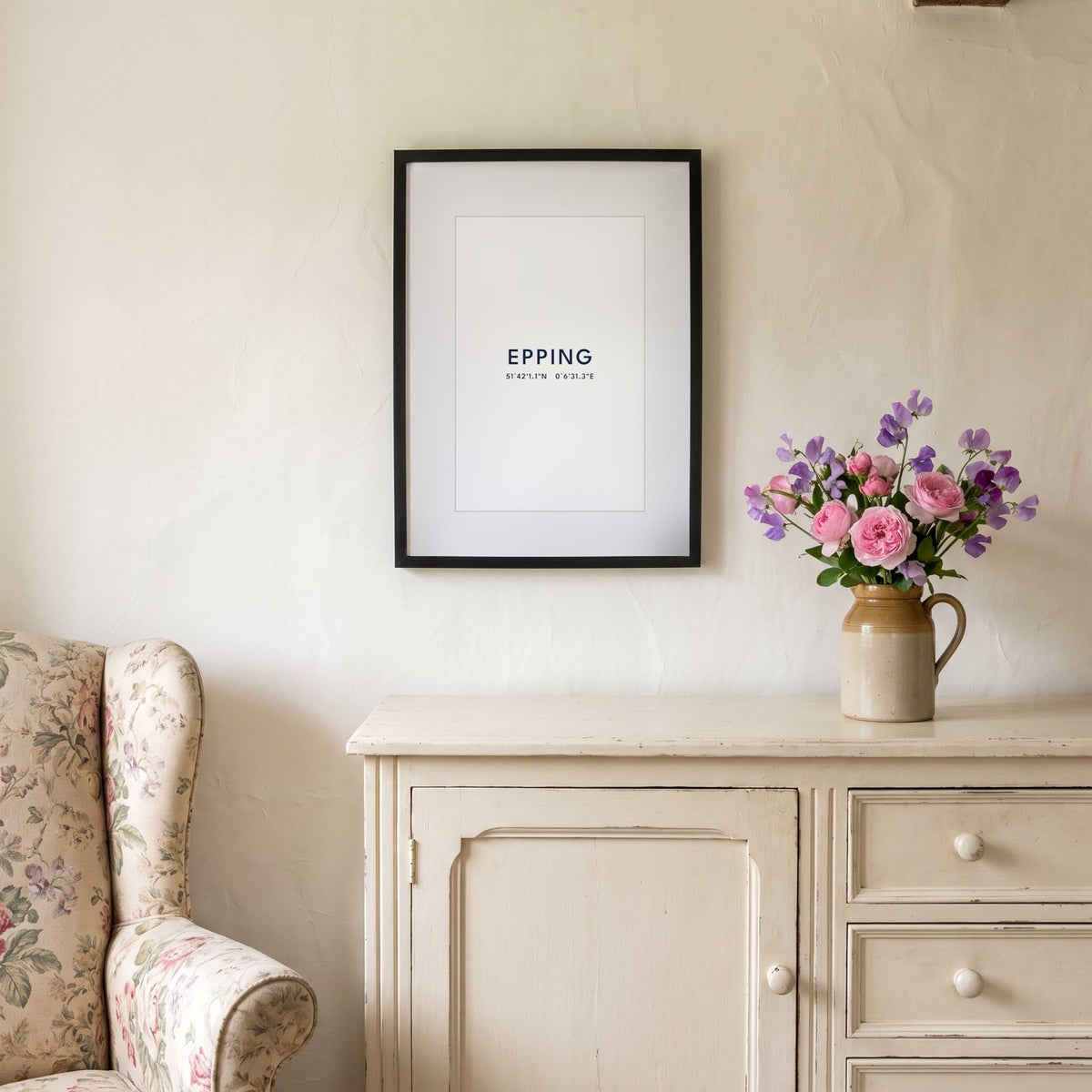 Epping — Framed Coordinates Print