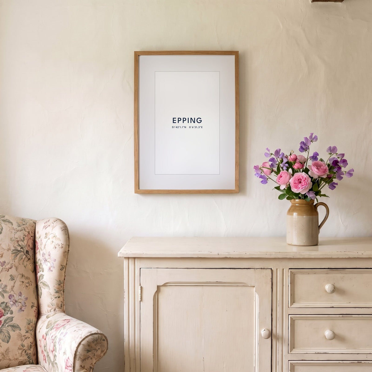 Epping — Framed Coordinates Print