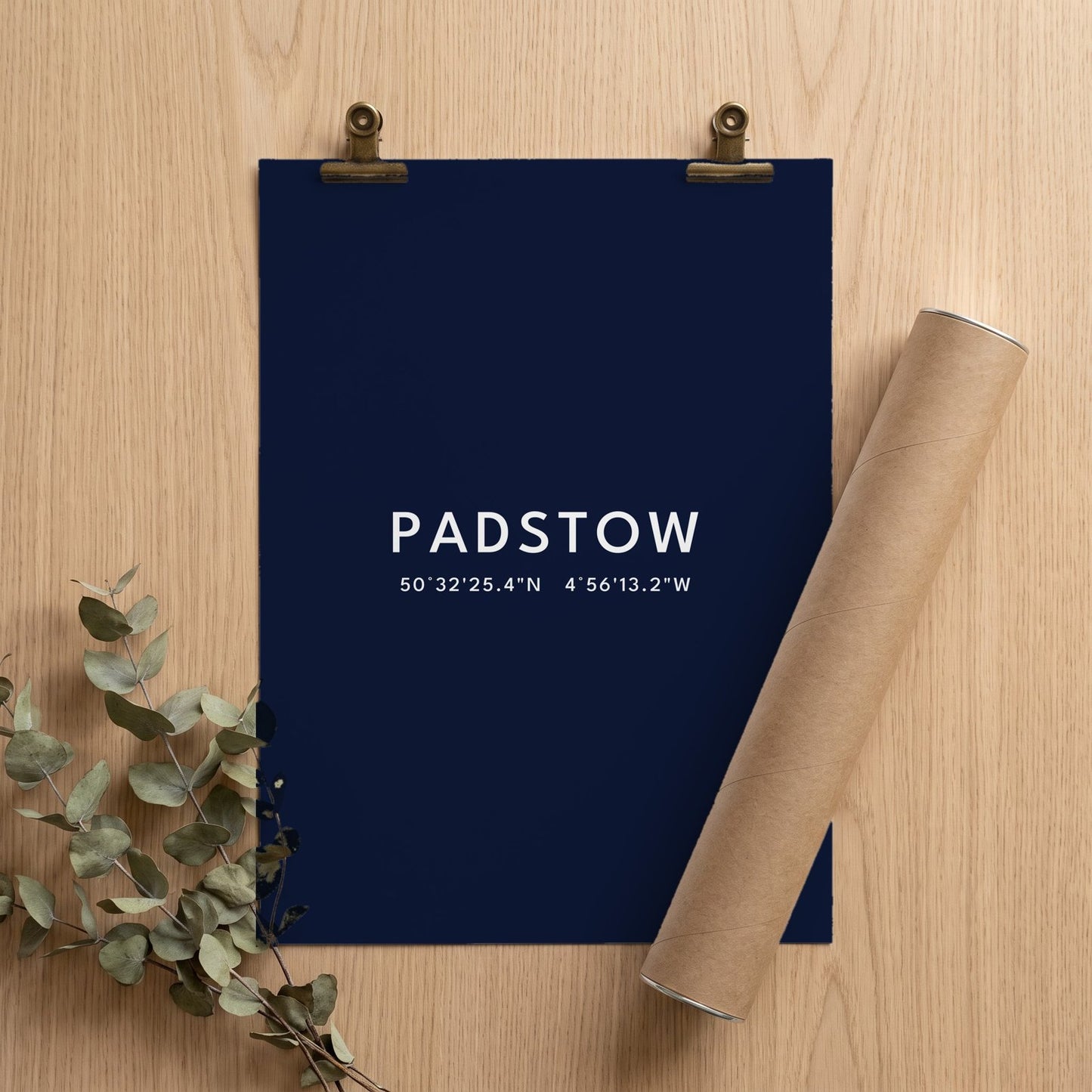 Padstow — Coordinates Print