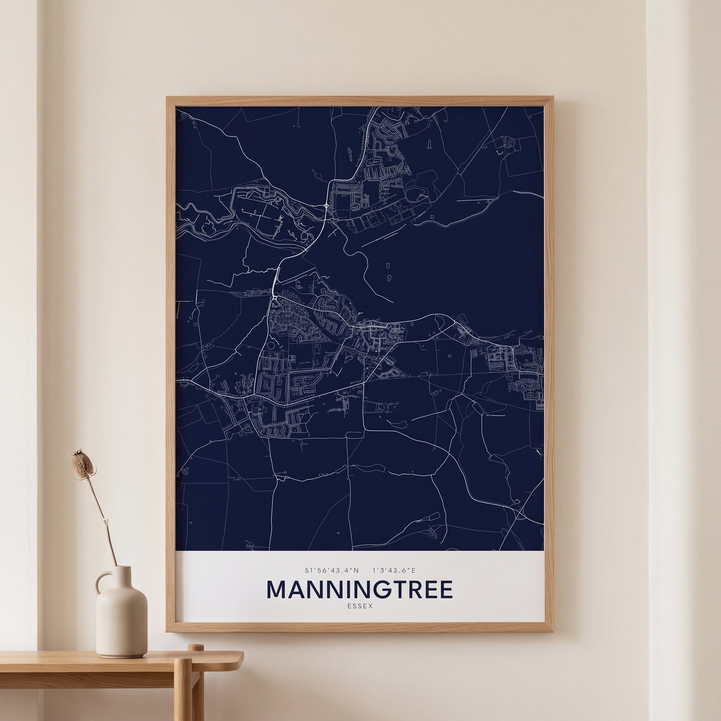 Manningtree — Map Print