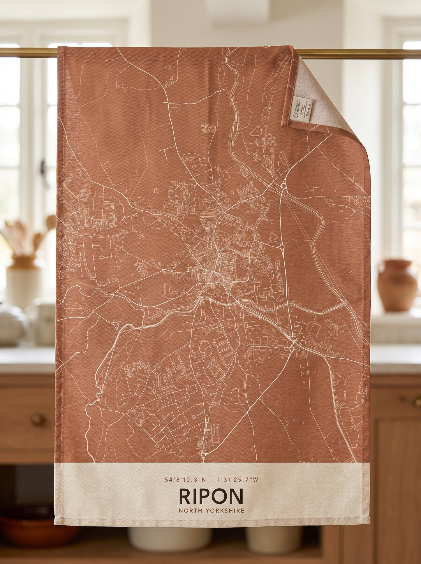 Ripon — Map Tea Towel