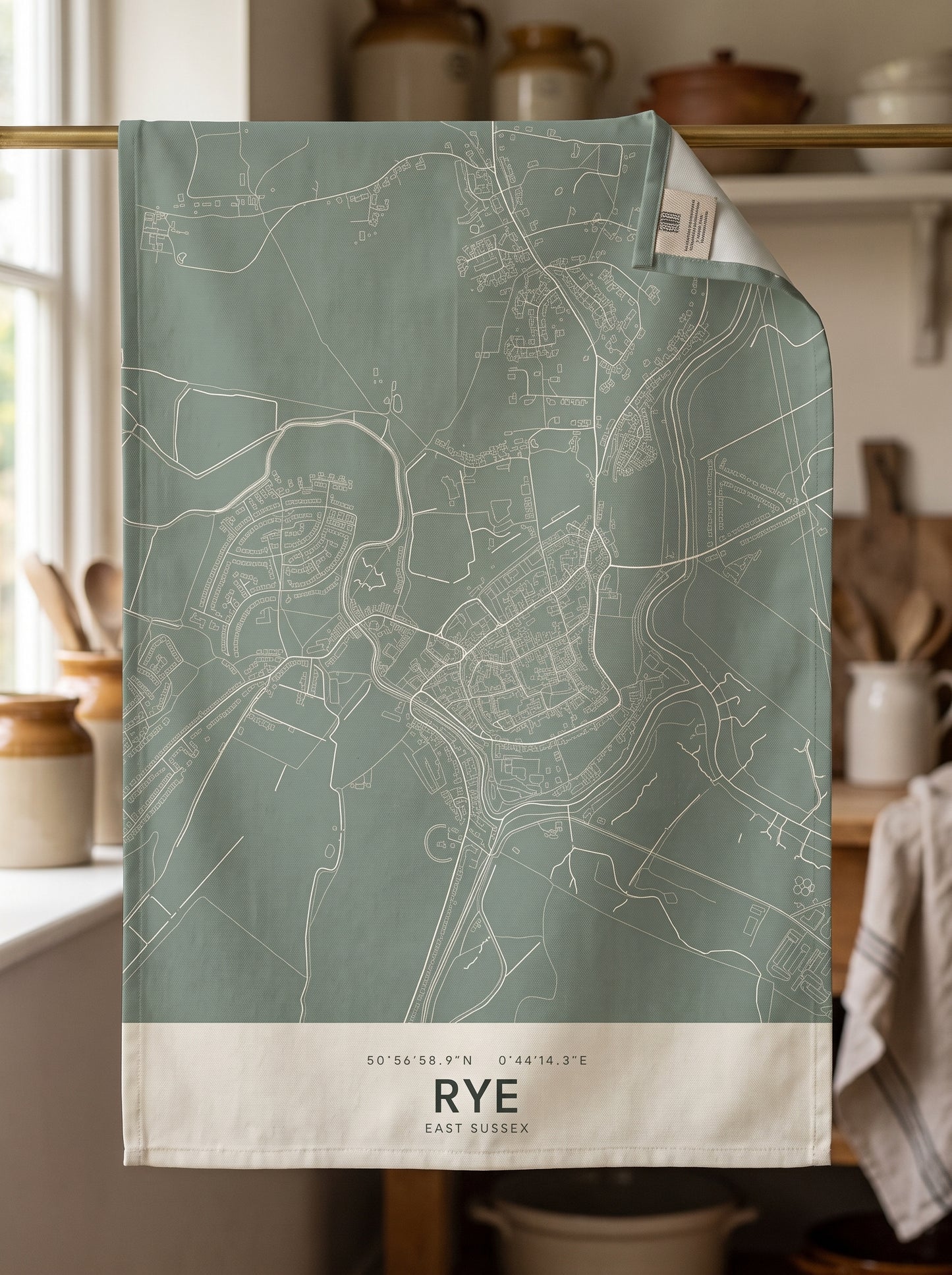 Rye — Map Tea Towel