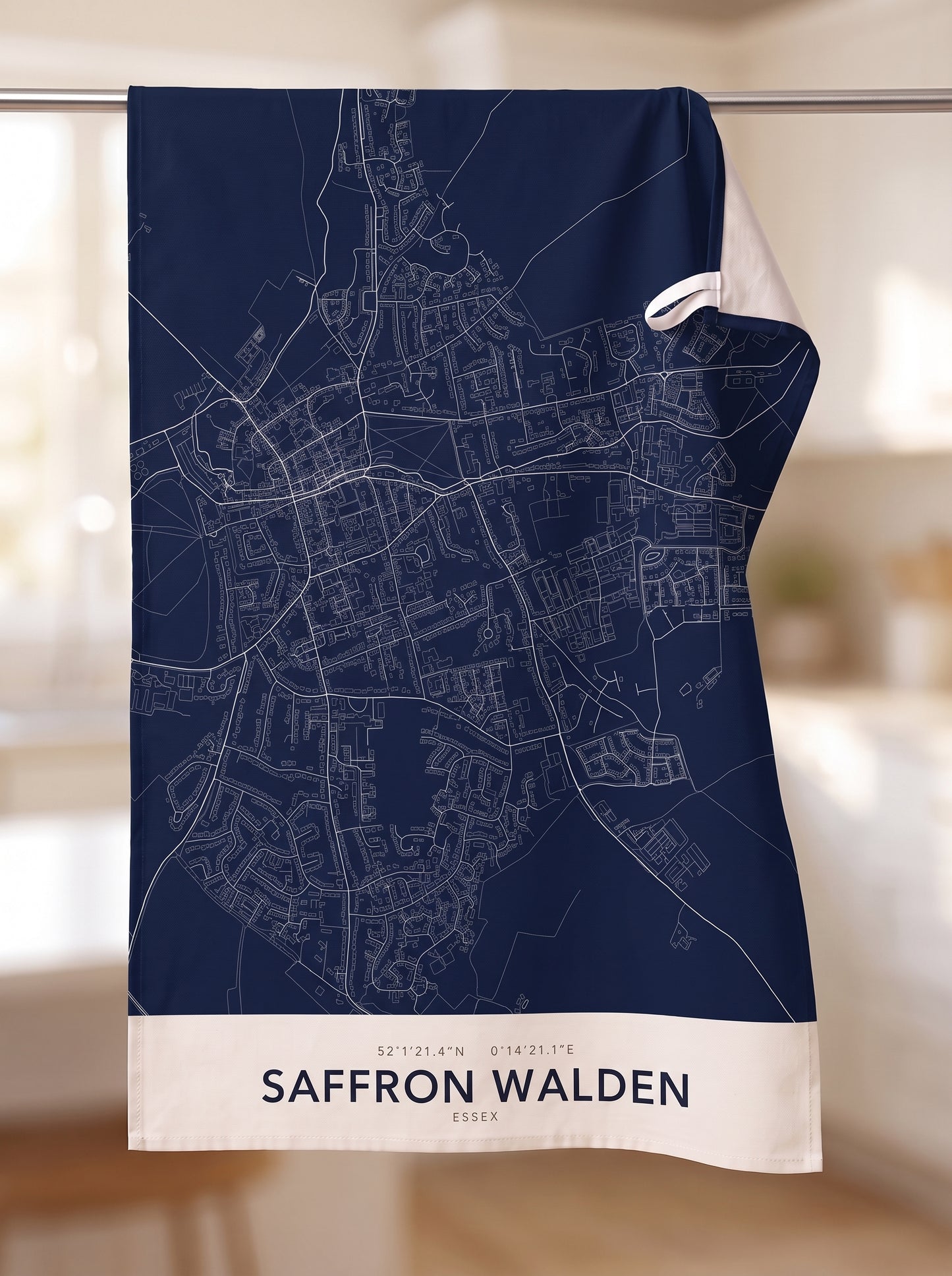 Saffron Walden — Map Tea Towel