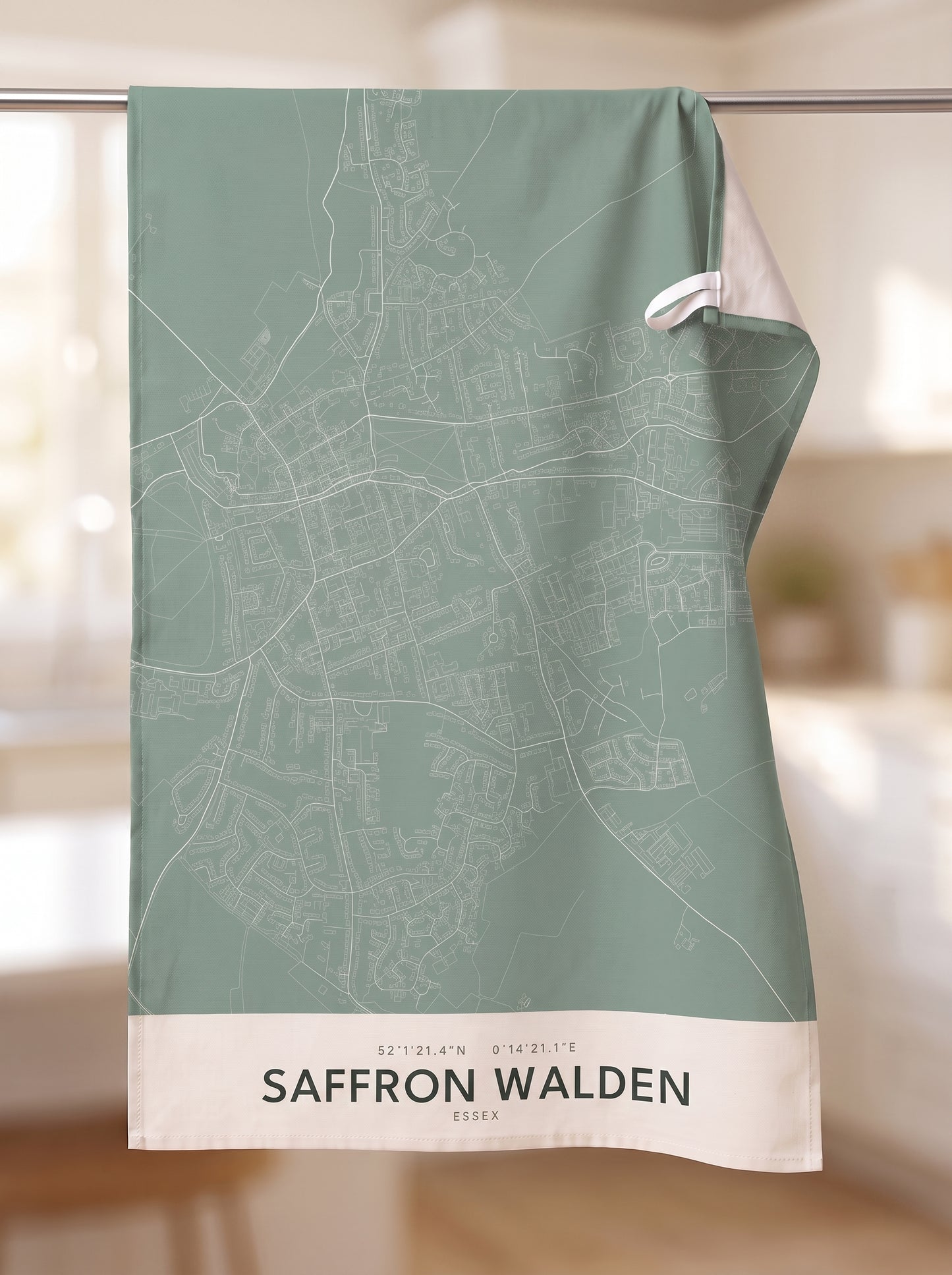 Saffron Walden — Map Tea Towel