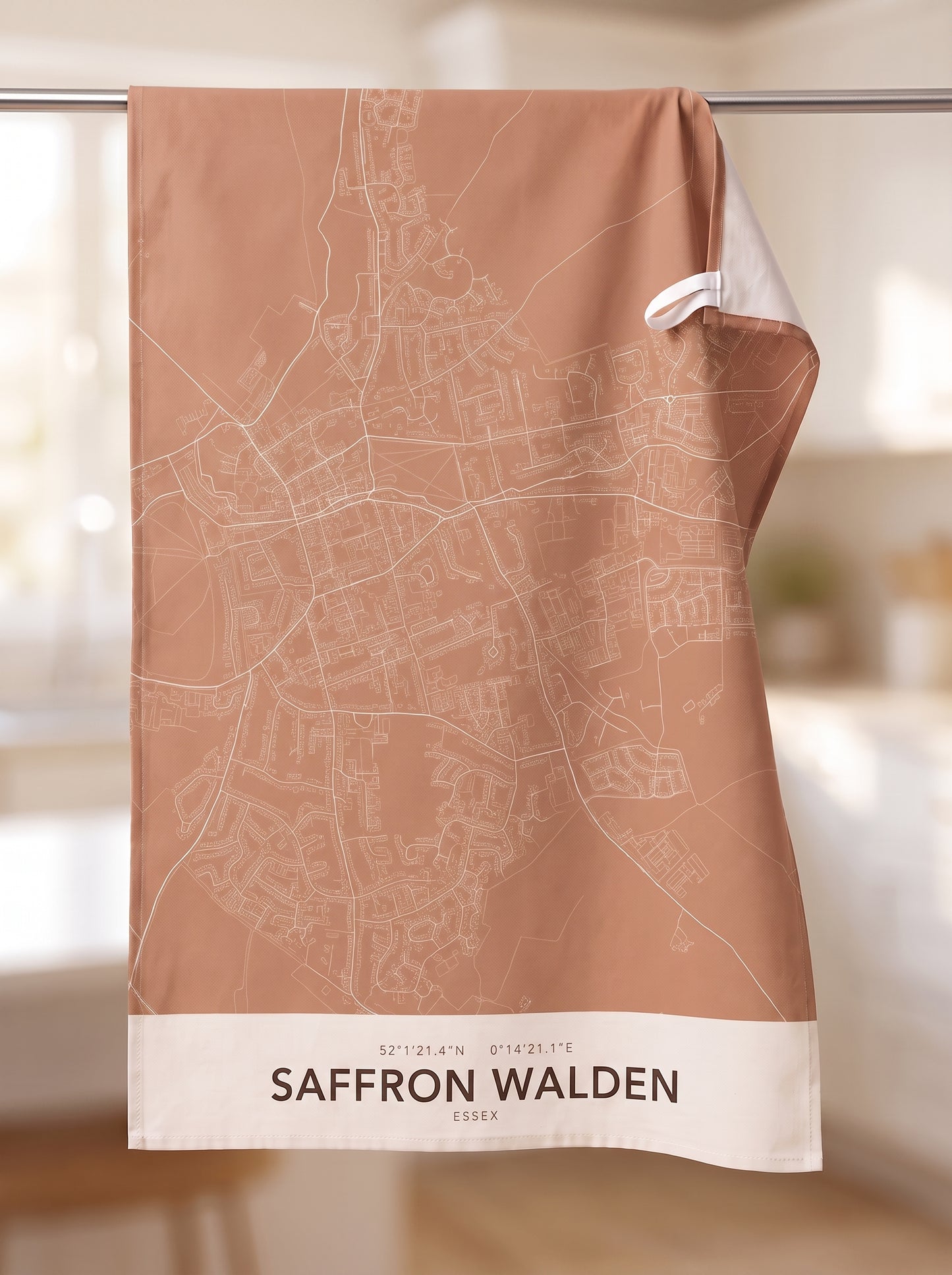 Saffron Walden — Map Tea Towel