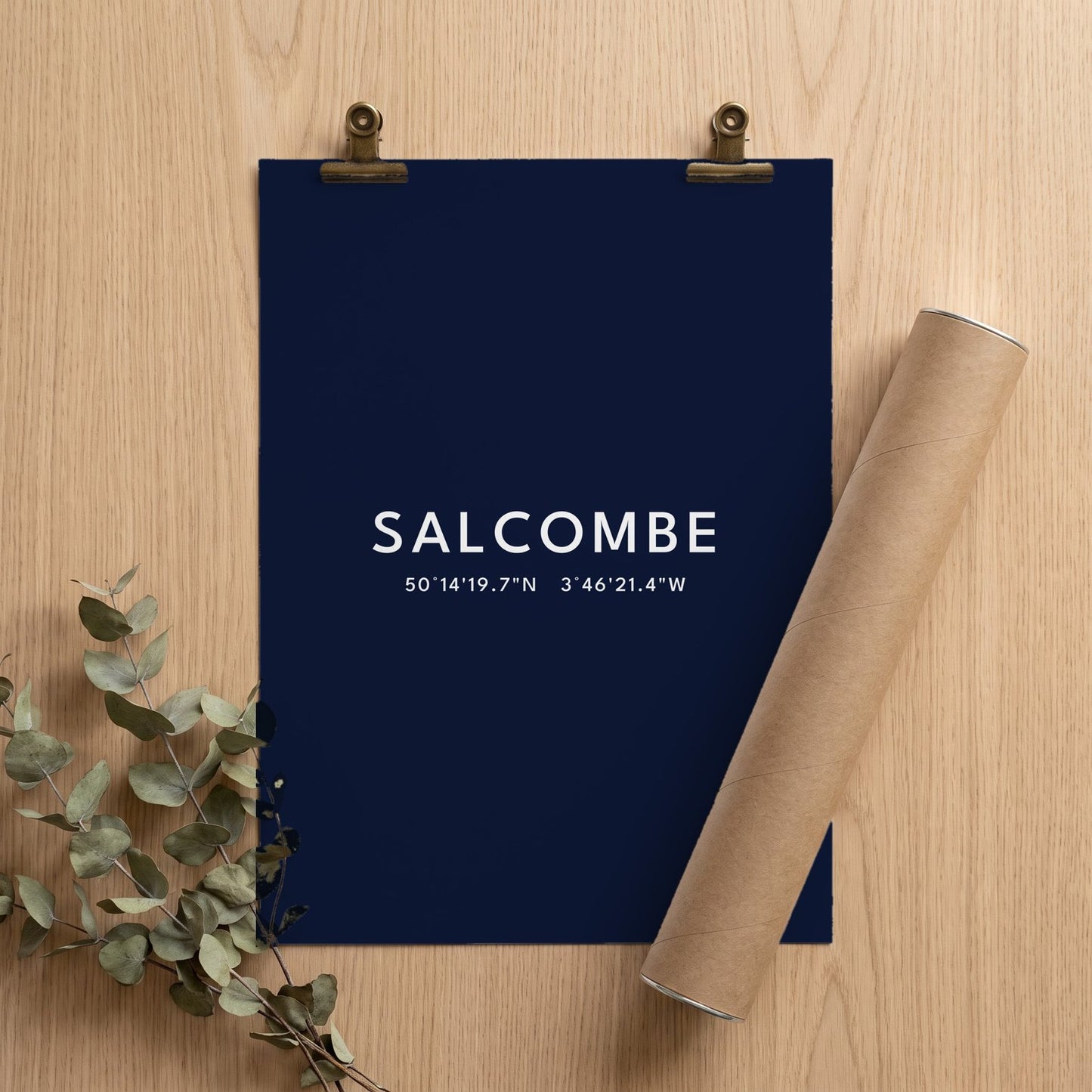 Salcombe — Coordinates Print
