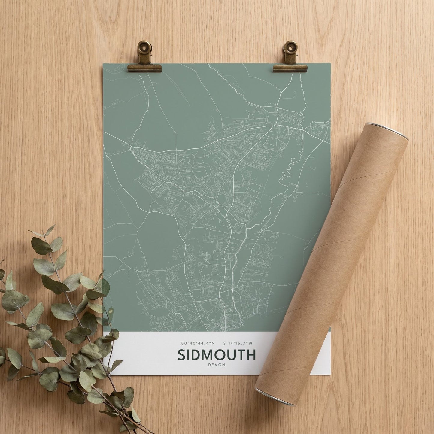 Sidmouth — Map Print