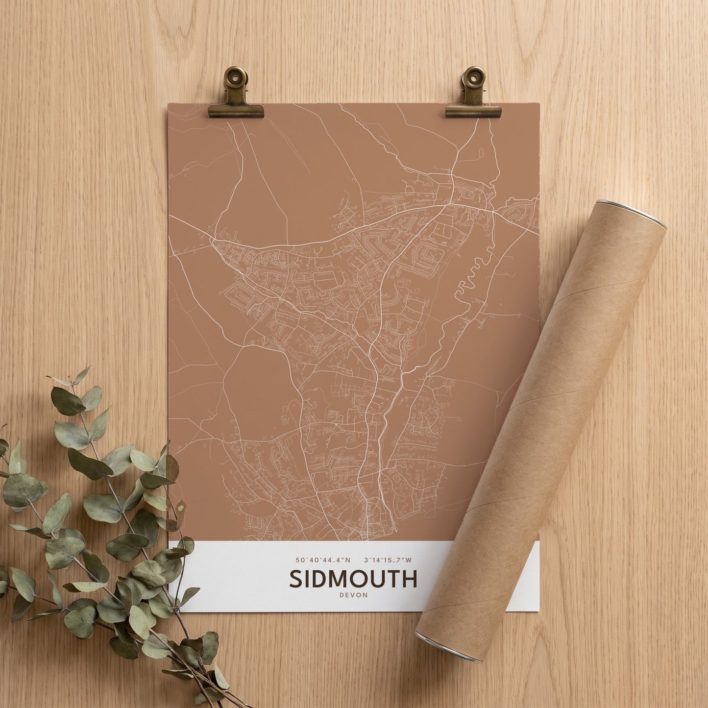 Sidmouth — Map Print
