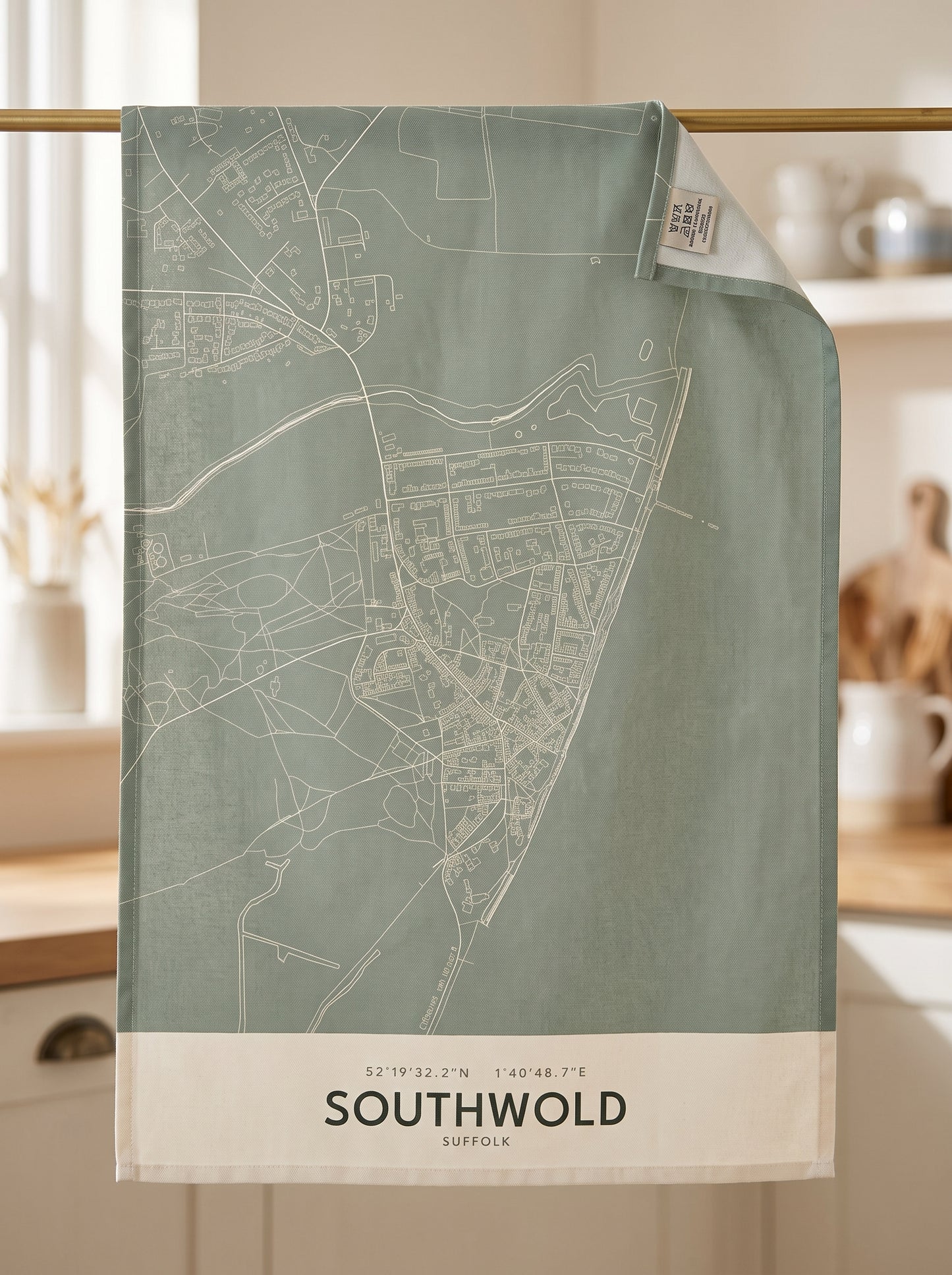 Southwold — Map Tea Towel