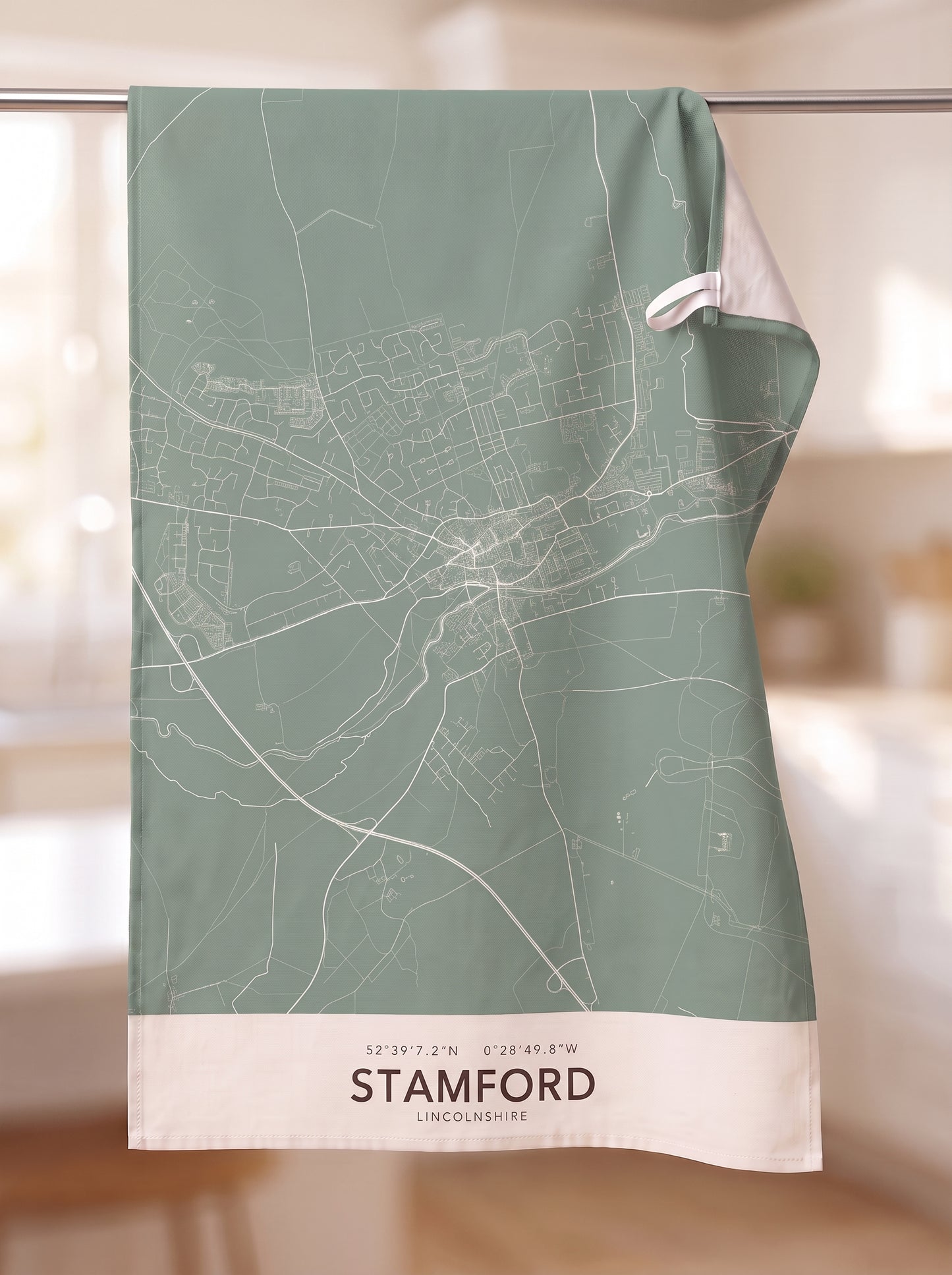 Stamford — Map Tea Towel