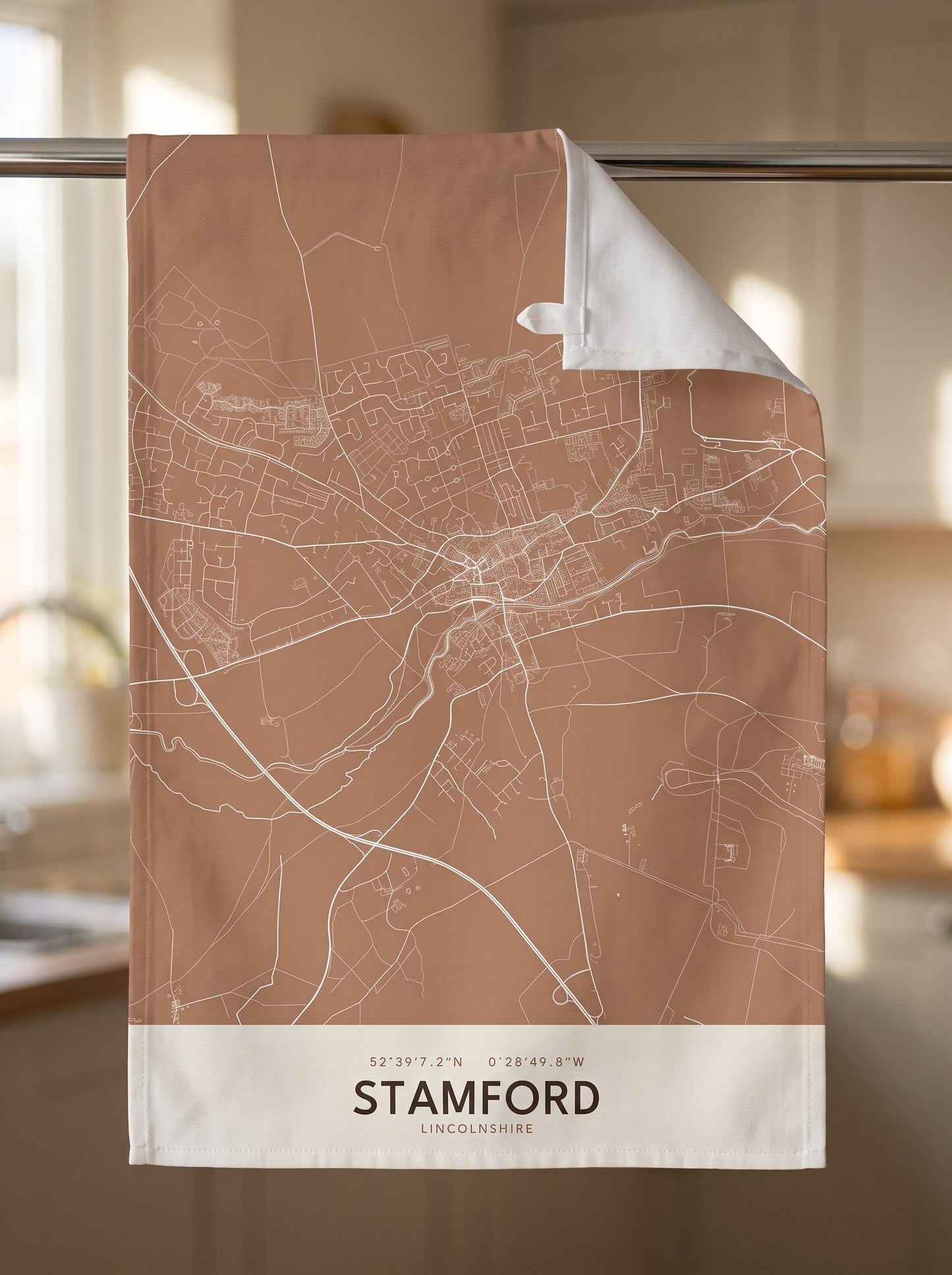 Stamford — Map Tea Towel