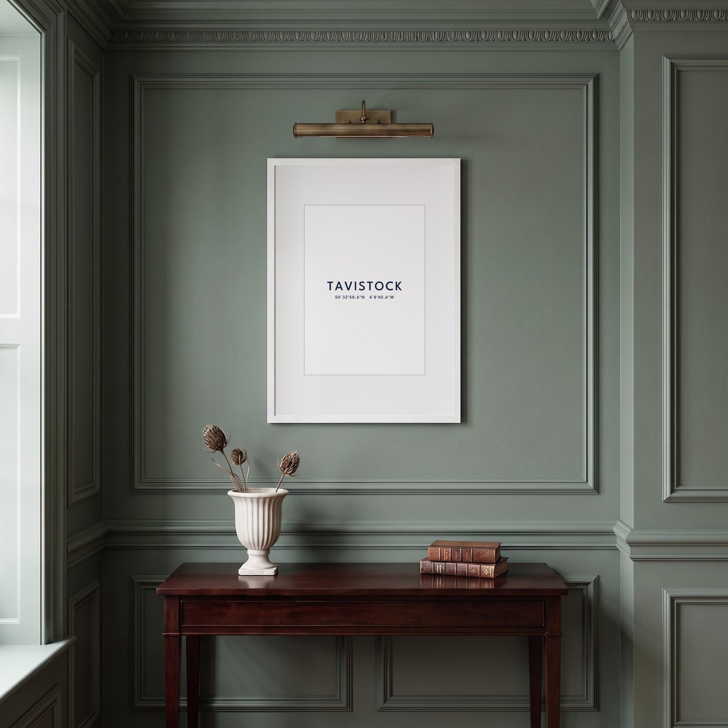 Tavistock — Framed Coordinates Print