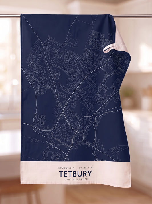 Tetbury — Map Tea Towel