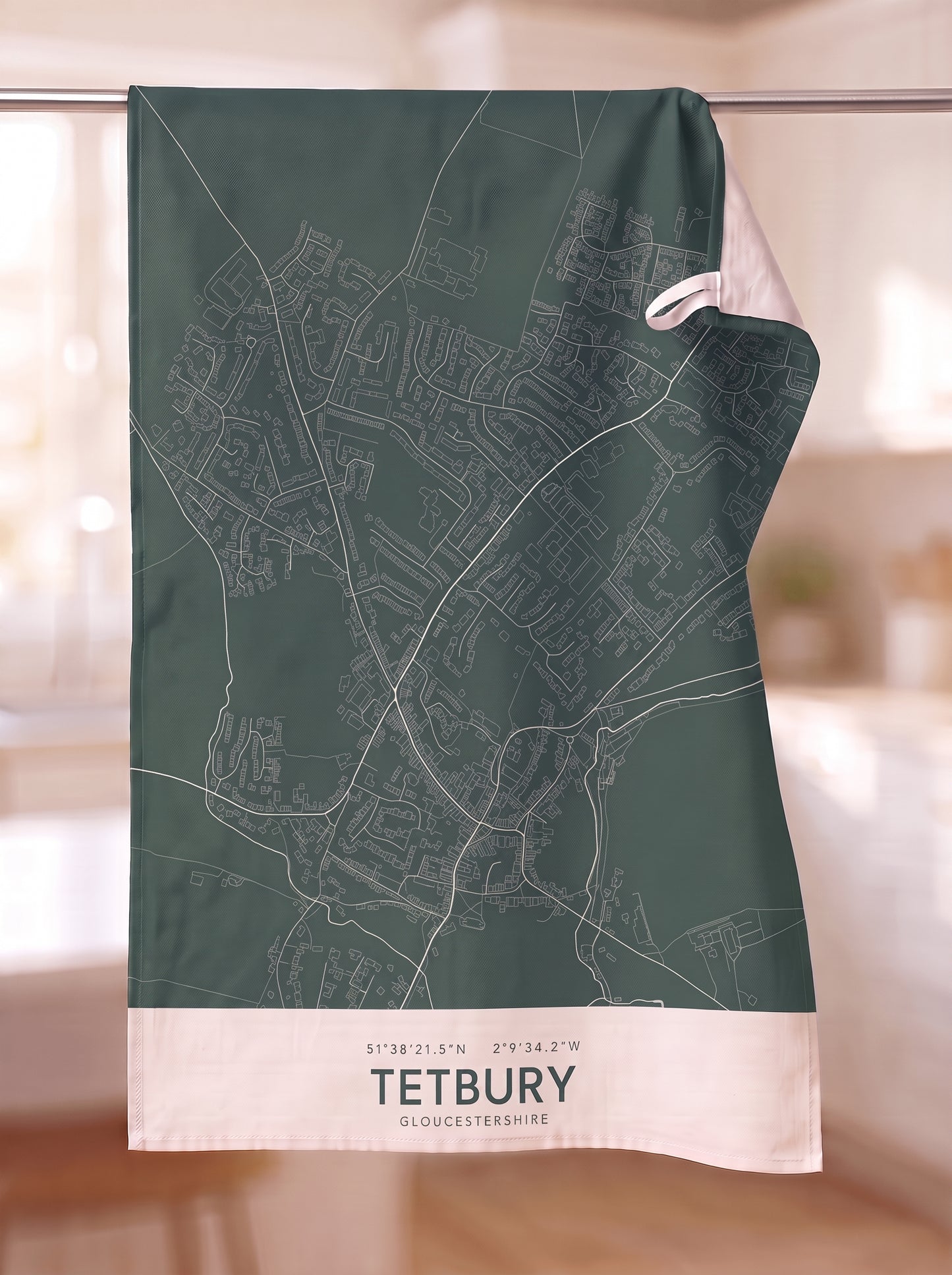 Tetbury — Map Tea Towel