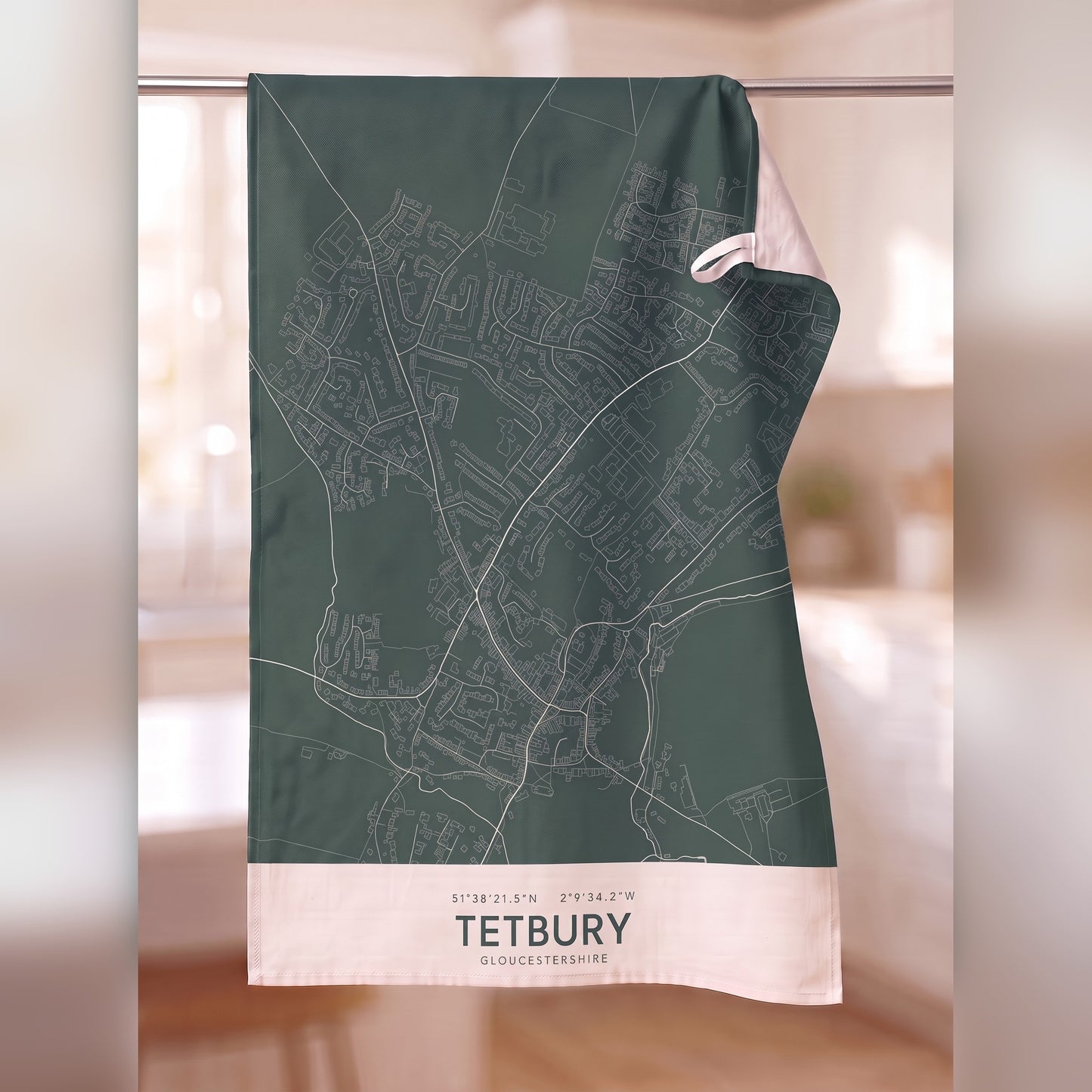 Tetbury — Map Tea Towel