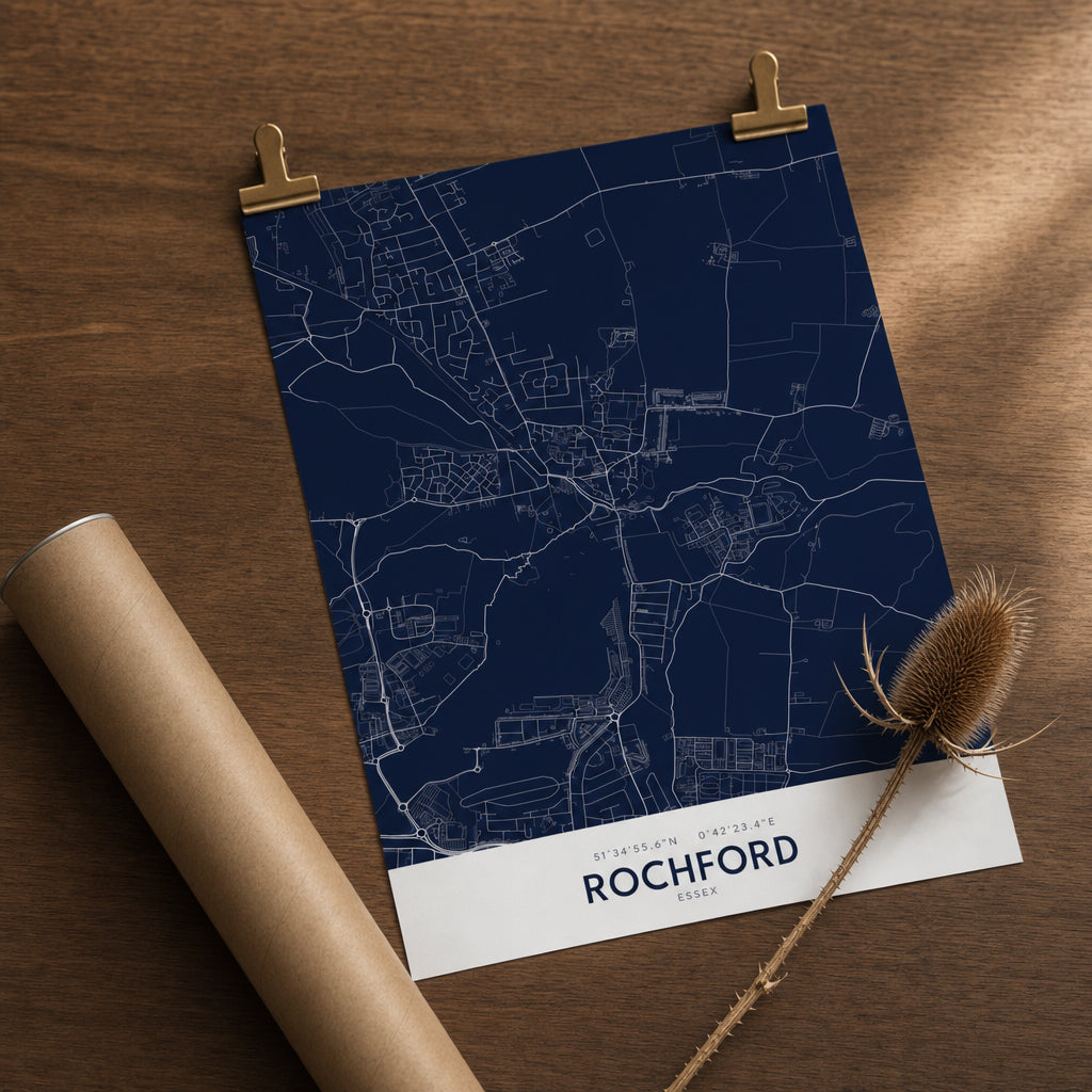 Rochford — Map Print