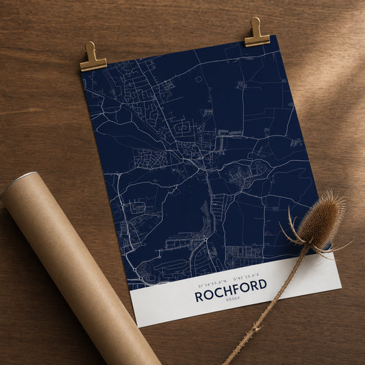 Rochford — Map Print
