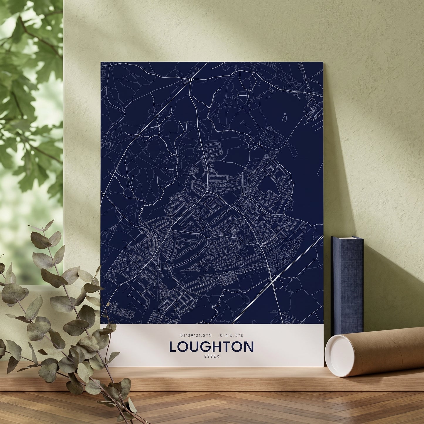 Loughton — Map Print