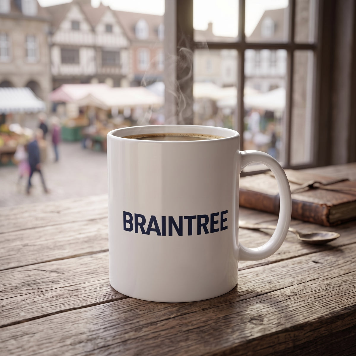 Your Town Merch — Braintree Ceramic Mug lifestyle