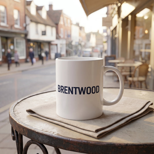 Your Town Merch — Brentwood Ceramic Mug lifestyle