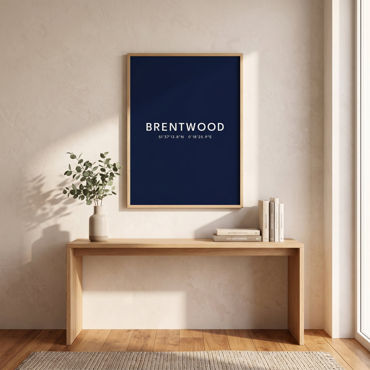 Your Town Merch — Brentwood Coordinates Print lifestyle