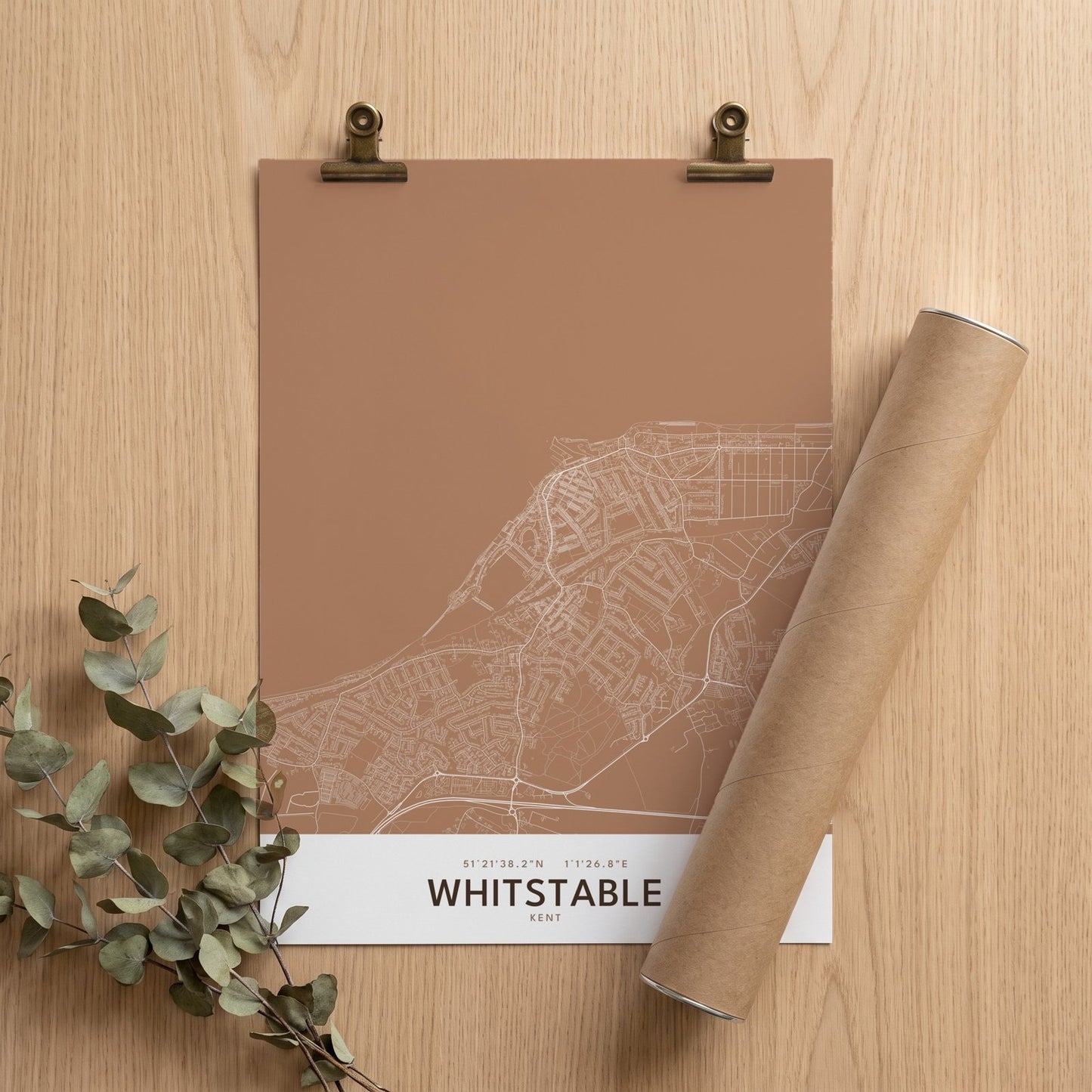 Whitstable — Map Print