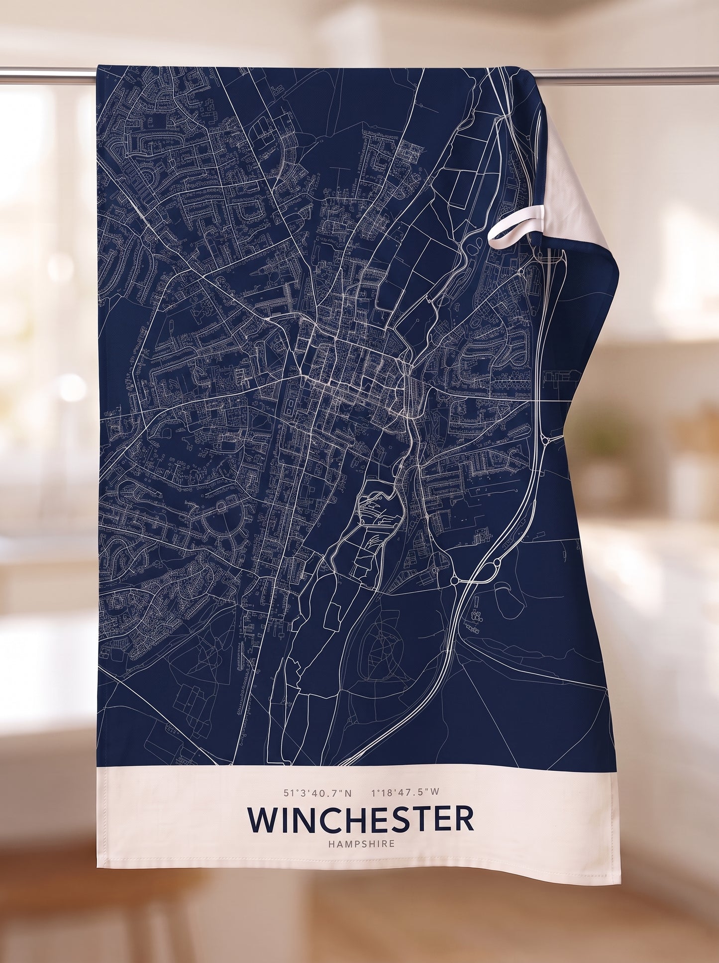 Winchester — Map Tea Towel