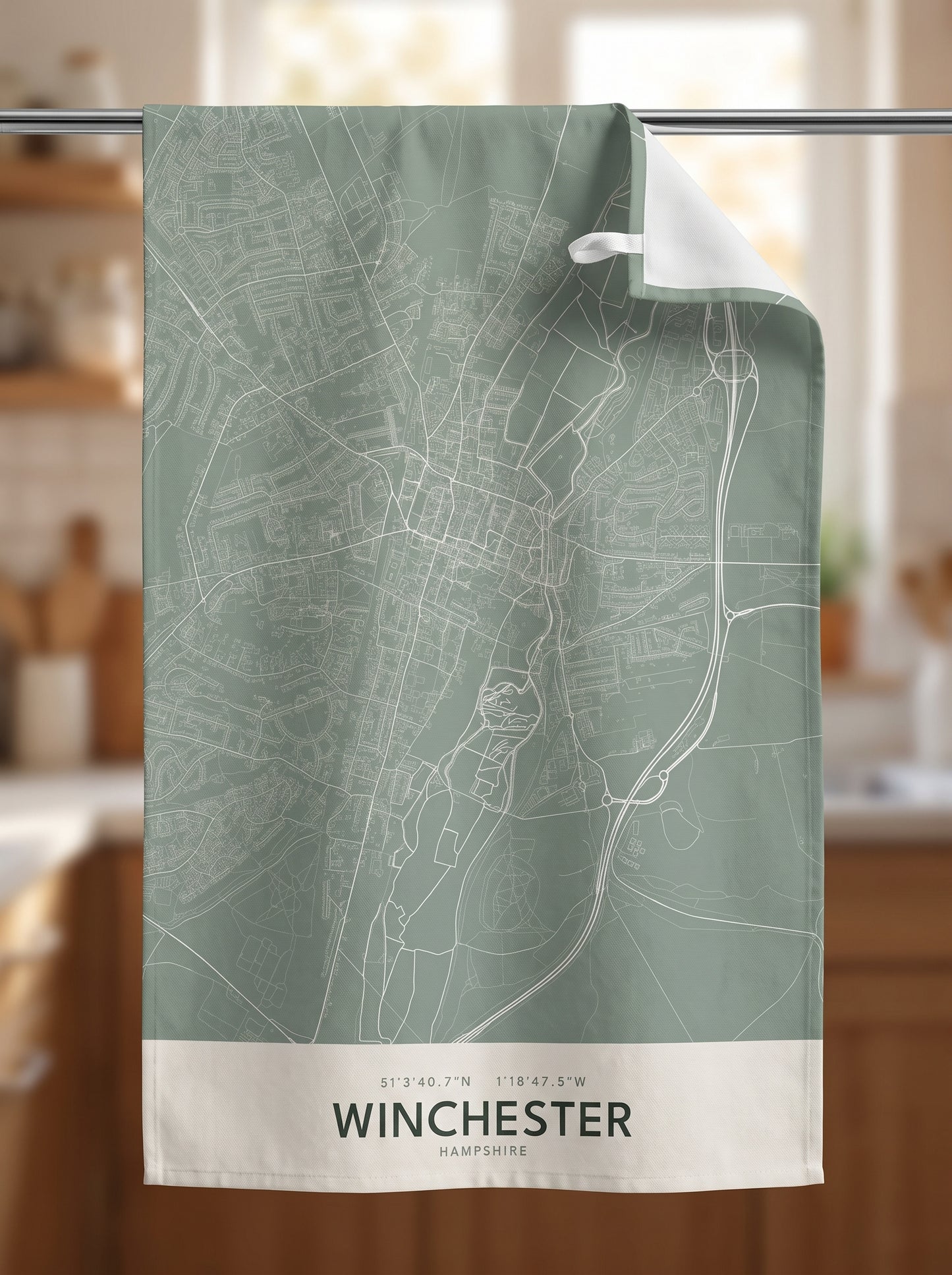 Winchester — Map Tea Towel