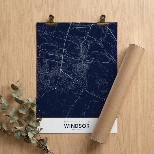Windsor — Map Print