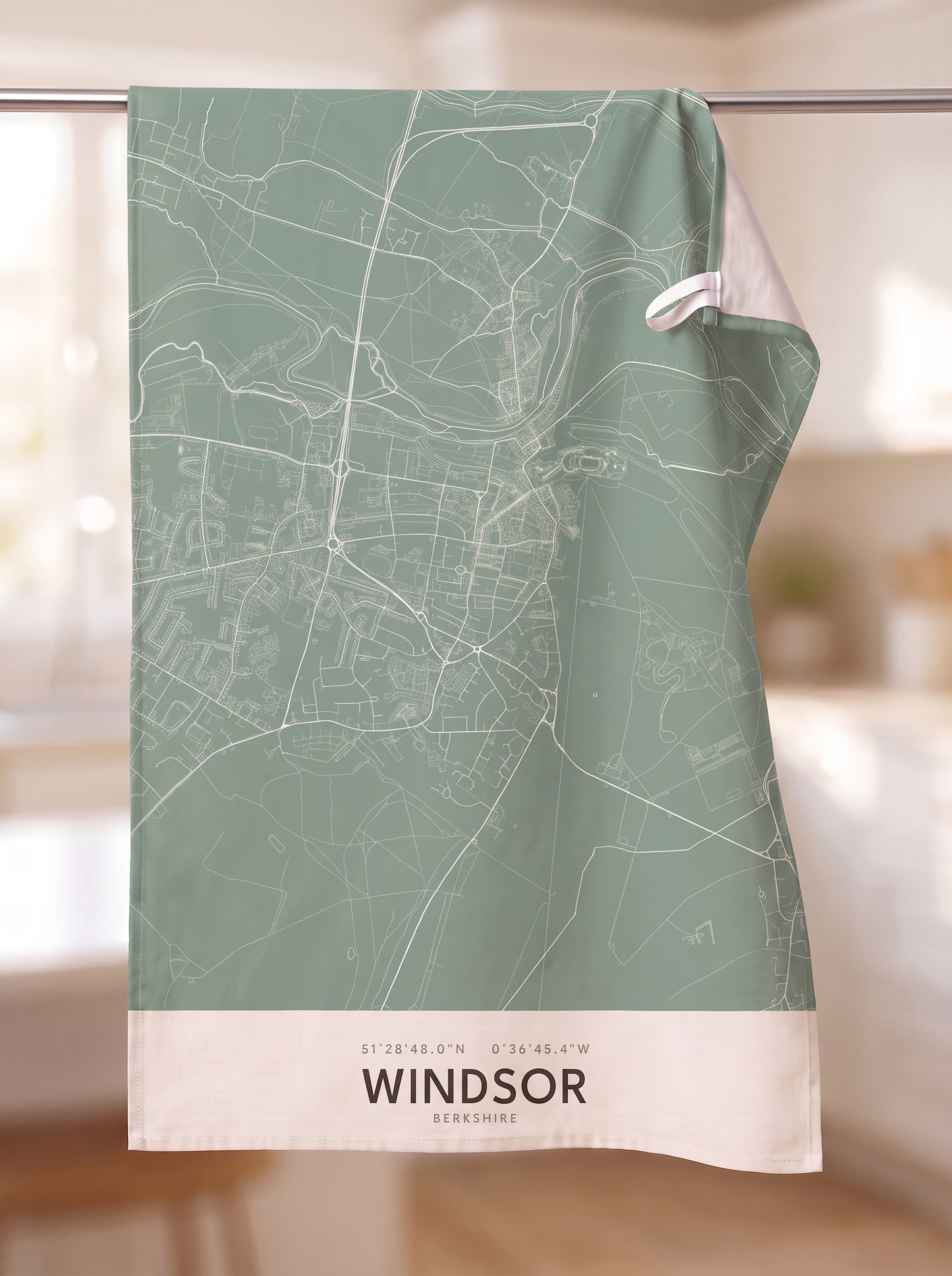 Windsor — Map Tea Towel