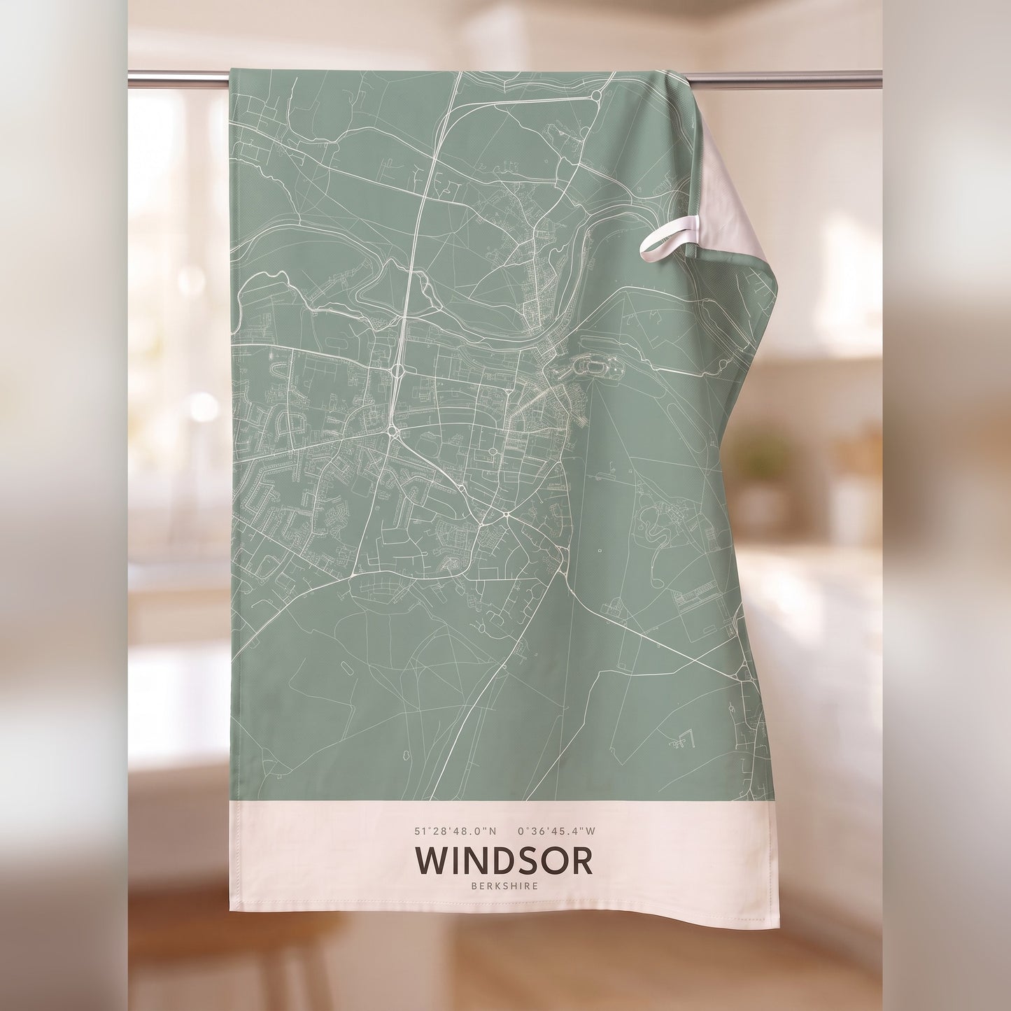 Windsor — Map Tea Towel