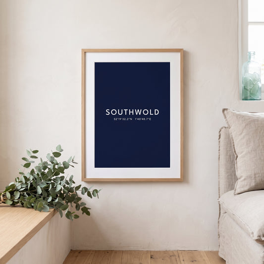 Southwold — Coordinates Print